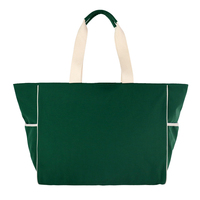 Bolsa Tote Deportiva Personalizada para Raqueta de Tenis, Estilo Deportivo al Aire Libre, Algodón Reciclado con Paneles, Correa Ajustable, Multifuncional y Práctica