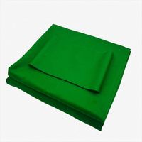 Vente en gros d'usine de tissu de billard, tissu de billard pour table de billard, simple face, double face, tissu de billard vert bleu