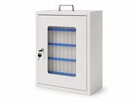 Casillero de Almacenamiento Inteligente de Escritorio con 36 Puertas y Ventanas, Gabinete con Código PIN para Recepción, Oficina y Banco - 2026