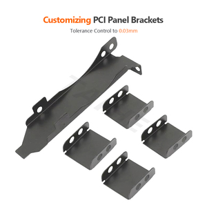 Tùy chỉnh chính xác dập điện tử thành phần kim loại SPCC PCI PCI-E PCIE khe cắm bảng điều khiển khung bìa với lỗ - Product Image 5