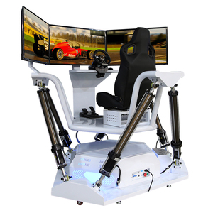 Machine de jeu de course automobile 4D/9D/3DoF/6DoF haute technologie pour centres commerciaux, équipement métallique - Product Image 4