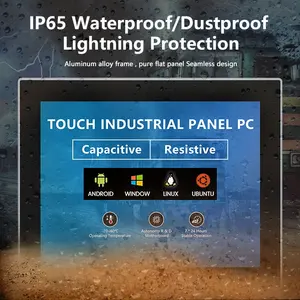 Ultra-sensitive Touch Screen 19 Inch Android 7.1/9.0 Panel Pc Industrial Grade IP65 Waterproof Android Tablet Computer PC