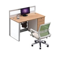 Bureau Modulaire Extensible en Panneaux de Bois Design Moderne 1.4m, Petite Taille, pour École et Appartement, Garantie 3 Ans, Chine (Vente en Gros)
