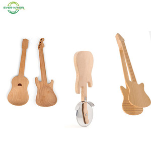 ช้อนกวนไม้บีชรูป<span class=keywords><strong>กี</strong></span>ตาร์ใช้ในครัวสุดสร้างสรรค์สำหรับครัวเรือน - Product Image 5