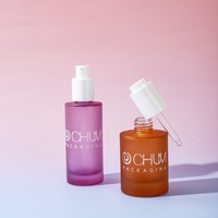 Üreticileri cam serum şişesi 1oz 30ml özel tasarım kozmetik cilt bakımı ambalaj degrade yüz bakımı nem damlalık şişeler