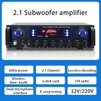 Demao amplificador Bt de graves pesados profesional de alta potencia KTV amplificador de audio de escenario HiFi calidad de sonido amplificador de hogar