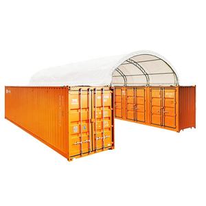 Abri de stockage en conteneur PVC fabriqué en Chine, pour entrepôt, équipement, stationnement, machine, auvent de protection solaire pour charbon - Product Image 1