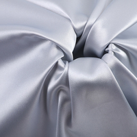 gros 50DX75D tissu de robe en satin élastique léger 95% polyester 5% spandex tissu en satin élastique tissu en satin brillant