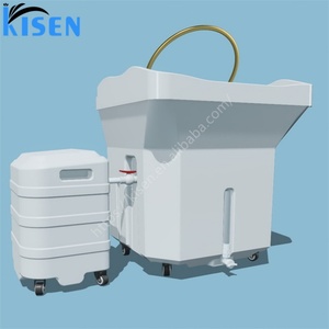Kisen - Lavacabezas Portátil Moderno para Salón de Belleza, Accesorios para Lavado de Cabello, Lavabo Móvil para Champú - Product Image 6
