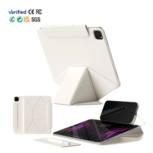 Nouvelle génération d'étuis de protection magnétiques à double clip pliable pour <span class=keywords><strong>iPad</strong></span> Air, Mini 7, <span class=keywords><strong>Pro</strong></span> 11, avec support magnétique intégré - Product Image 1