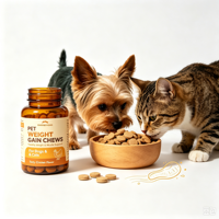 Friandise Naturelle en Gros pour Chiens : Supplément à Croquer Riche en Protéines pour la Prise de Poids et le Soutien Musculaire – Nutrition Animale