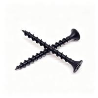 Vis à cloison sèche en acier au carbone renforcé, phosphatage noir, vis autotaraudeuses pour cloison sèche M3.5 X 16 20 25 30 35 40 50mm
