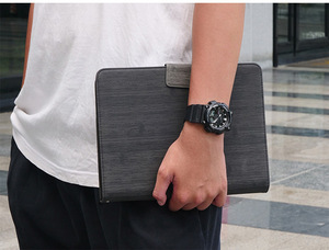 เคสใส่แท็บเล็ตแบบมีฝาปิดลายไม้ สำหรับแท็บเล็ตขนาด <span class=keywords><strong>10.1</strong></span> นิ้ว ใช้ได้กับ <span class=keywords><strong>Ipad</strong></span> <span class=keywords><strong>Pro</strong></span> 11 12.9 Mini 4 5 6 Samsung Tab S7 S6 S8 S9 - Product Image 6