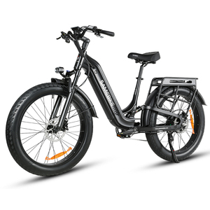 Bicicleta eléctrica de montaña SAMEBIKE 4.0 con neumáticos gruesos, de acero con alto contenido de carbono, en stock. - Product Image 1