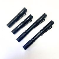 Mini lampe torche LED à piles, en plastique caoutchouté, promotion personnalisée, pour l'extérieur, lampe torche LED à clé