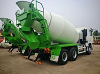 Camion malaxeur à béton HOWO F3000 6x4 reconditionné de qualité supérieure, moteur diesel, pompe de boîte de vitesses, état d'origine, véhicule de construction d'occasion