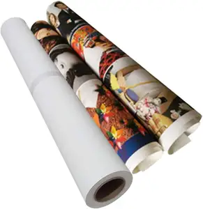 Printing Flag Polyester Canvas Roll Waterproof Inkjet canvas roll painting for Advertising and Wide Format Inkjet Printing