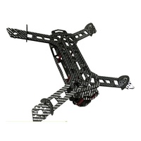 Pièces d'avion en fibre de carbone 3K usinées CNC de haute précision sur mesure pour drones FPV et UAV RC