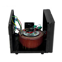 Régulateur de tension automatique SVC 1KVA/3KVA/5KVA à commande servo-moteur avec écran LCD, fréquence 50Hz