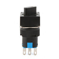 Interrupteur à bouton en acier inoxydable avec serrure à clé, indice de protection IP65, 10A 1NO, pour appareils électroménagers, accès sécurisé aux armoires