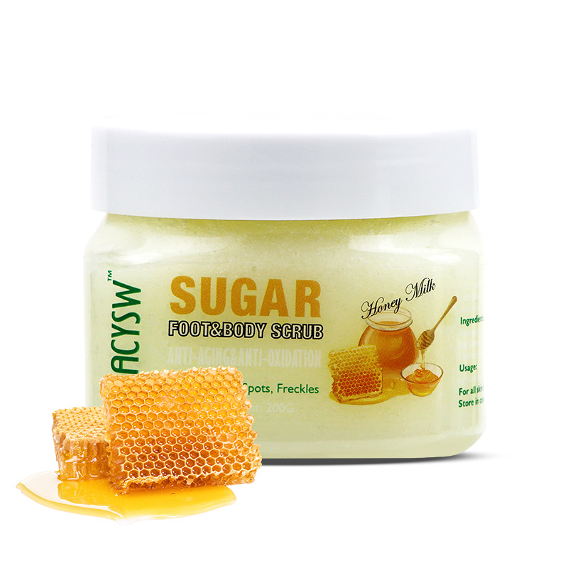 Exfoliante de Azúcar para Pies y Cuerpo con Miel