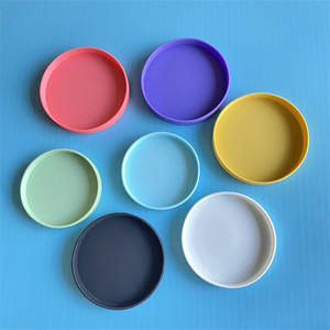 Tapa redonda de silicona Jiaxing Rofu, tapa selladora a prueba de fugas de grado alimenticio para taza de cerámica, tapas desechables - Product Image 1