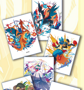 YQ New Art Board Premium Japanese Anime Blind Box Pokemoned Card Eco-Friendly Family Fan Art Wholesale Gift Collectible Art - Product Image 6