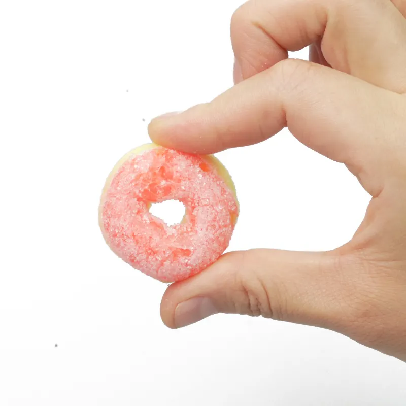 Новый хрустящий Фруктовый Ароматизированный сублимированный персик кольцо конфеты закуски в упаковке