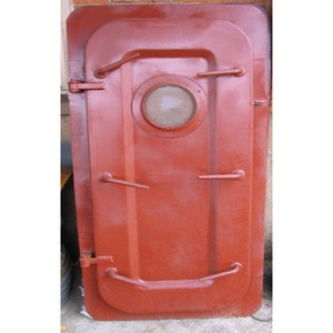 Porte industrielle en acier CB751-68, fonctionnement manuel, surface finie, design industriel - Product Image 2