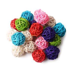 Offre Spéciale boule ronde en rotin tissé à la main pour la décoration de noël boules décoratives en rotin pour bol pièce maîtresse très bon prix - Product Image 2