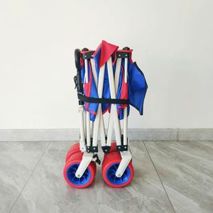 Hoog Gewicht Vouwwagen Kruiwagen Draagbare <span class=keywords><strong>Trolley</strong></span> Met Rem Opvouwbare Kinderwagens Voor Baby 'S - Product Image 4