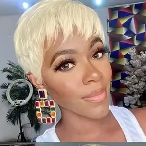 วิกผมทรงบ๊อบสั้นแบบมีสไตล์ ใช้งานได้ดีและมีประสิทธิภาพ กำลังเป็นที่ต้องการอย่างมาก ผม<span class=keywords><strong>หน้าม้า</strong></span>เฉียงสั้นพิเศษ ผมตรงสั้น - Product Image 6