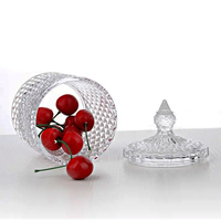Nouveaux contenants à bougies en verre au design unique, bocaux à bougies en verre avec couvercles, bocaux en verre de haute qualité pour la décoration de la maison et le rangement des bougies