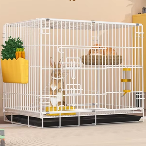 Venta Directa de Fábrica: Jaula Plegable para Gatos de Tamaño Mediano, Apta para Todas las Estaciones, Jaula Portátil Multiusos para Cría de <span class=keywords><strong>Conejos</strong></span>, Jaulas Comerciales para <span class=keywords><strong>Conejos</strong></span> - Product Image 1