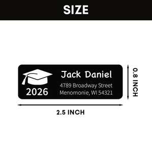 Etiquetas de Dirección Personalizadas para Graduación de Xieli Vietnam en Hojas - Product Image 3