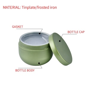 Envases <span class=keywords><strong>de</strong></span> Alimentos al por Mayor, Latas <span class=keywords><strong>de</strong></span> Té Redondas y Cuadradas Vacías Personalizadas, Frascos Pequeños para Velas, Latas <span class=keywords><strong>de</strong></span> Hierro para Café - Product Image 6