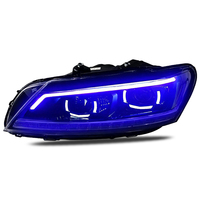 Feux de voiture pour Passat B7 2011-2015 Version US Phares LED DRL Feux de brouillard Clignotants dynamiques Lentille de projecteur Accessoires de mise à niveau