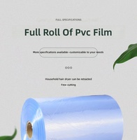 Film thermorétractable en PVC personnalisé, épaissi, grande taille, sacs thermorétractables, film transparent, film d'étanchéité, qualité alimentaire