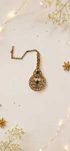 Ensemble de colliers choker de luxe Mint Gan Kundan, digne d'un bijou de mariée traditionnel Statermont & Masing Fikka. - Product Image 4