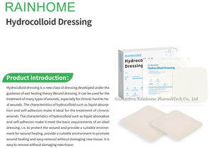 ضمادات اللاصق الهيدروليكية للتغطية الطبية للجروح ضمادات الهيدروليكية للتعقيم للعناية بالجروح والعناية بصدماتها - Product Image 4