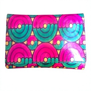 Sac à main en tissu de coton indien résistant à l'eau avec motif géométrique et fermeture à glissière - Product Image 4