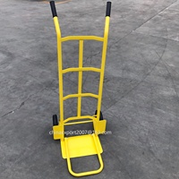Chariot à main modèle populaire HT40 HT1832 chariot de stockage pliable sur le marché thaïlandais avec roue en caoutchouc solide de 8 "* 1.5" fermée pour les outils