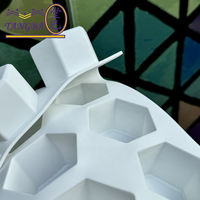 Tangba hexagonal mousse gâteau moule bricolage cuisson gâteau moules silicone glaçon moule haute température cuisson résistance