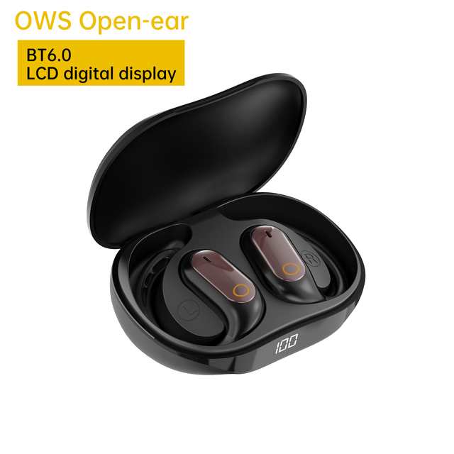 2026 New Open Ear Headphones 13mm Large Driver Deep Bass HiFi Stereo Sound Wireless Earphones
