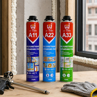 Mousse expansive en polyuréthane monocomposant pour la construction, mousse de scellement en PU en gros