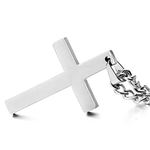 Collier de <span class=keywords><strong>Croix</strong></span> pour hommes, Bijoux brésiliens en Acier Inoxydable, en or 14k, vente en gros - Product Image 5