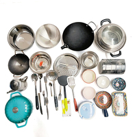Distributor Panci Grosir Set Peralatan Masak Stainless Steel Triple Fondo Untuk Restoran Pabrik Panci B2B