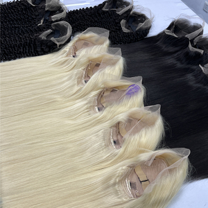 Peluca de encaje completo 13x4 de pelo virgen brasileño Rubio 613 al por mayor con encaje transparente pelucas de encaje completo baratas - Product Image 5