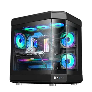 Factory Supplier Tempered Glass Gaming Case ATX Computer Cabinet OEM Gamer PC Gabinete