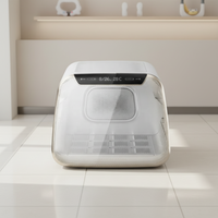 Sèche-cheveux intelligent de luxe et écologique pour animaux de compagnie avec 5 modes prédéfinis, écran LED, utilisation en salle de bain